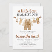 Invitation Baby shower de brassage de café (Devant)