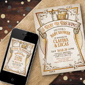 Invitation Baby shower de brasserie pour bébés