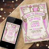 Invitation Baby shower de brasserie pour bébés