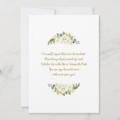 Invitation Baby shower de brunch non sexiste (Dos)