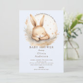 Invitation Baby shower de Bunny Boys de sciage (Debout devant)