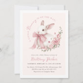 Invitation Baby shower de Bunny Coquette (Devant)
