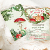 Invitation Baby shower de Bunny de bois