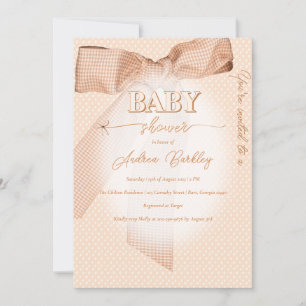 Invitation Baby shower de cache de cache