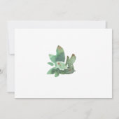 Invitation Baby shower de Cactus par courrier (Dos)