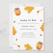 Invitation Baby shower de cadre Mama to Bee Honey (Devant)