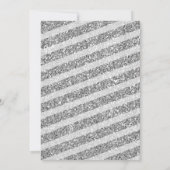 Invitation Baby shower de camion à flocons d'argent blanc Flo (Dos)