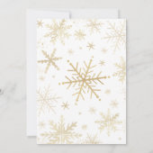 Invitation Baby shower de camion bleu d'hiver (Dos)