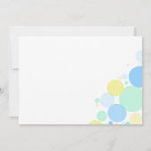 Invitation Baby shower de camions de construction (Dos)