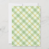 Invitation Baby shower de campagne du marché des fermiers cul (Dos)