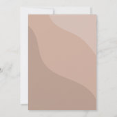 Invitation Baby shower de camping pour animaux rustiques en b (Dos)