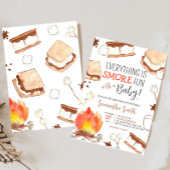 Invitation Baby shower de camping S'mores
