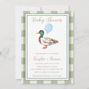 Invitation Baby shower de canard