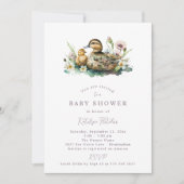 Invitation Baby shower de canard (Devant)