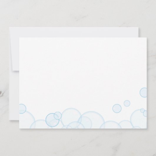 Invitation Baby shower de canard en caoutchouc neutre selon l (Dos)