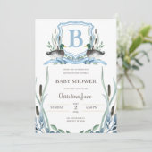 Invitation Baby shower de canard Mallard (Debout devant)