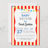 Invitation Baby shower de carnaval (Devant)