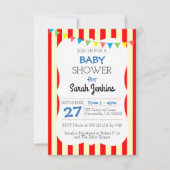 Invitation Baby shower de carnaval (Devant)
