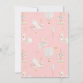 Invitation Baby shower de carrousel Merry-go-round (Dos)