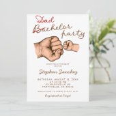 Invitation Baby Shower de Célibataire Papa (Debout devant)