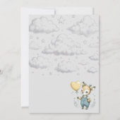 Invitation Baby shower de cerfs (Dos)