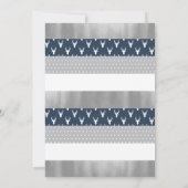 Invitation Baby shower de cerfs de bois, Faux Foil (Dos)