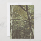 Invitation Baby shower de cerfs de Camouflage (Dos)