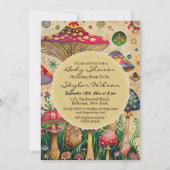 Invitation Baby shower de champignons Fairytale (Devant)