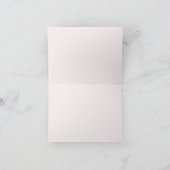 Invitation Baby shower de champignons Merci | Rouge et rose (Intérieur)