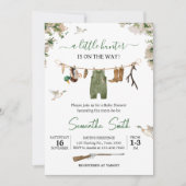 Invitation Baby shower de chasse au canard (Devant)