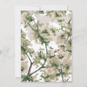 Invitation Baby shower de chasse au canard (Dos)