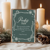 Invitation Baby shower de chasse écologique Coquette d'hiver