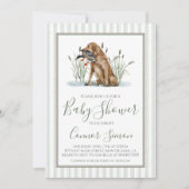 Invitation Baby shower de chasseur de canard du sud de Preppy (Devant)