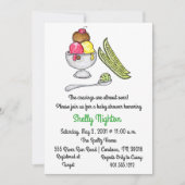 Invitation Baby shower de chaudières et de glace (Devant)