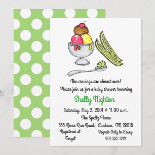 Invitation Baby shower de chaudières et de glace