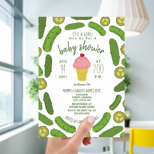 Invitation Baby shower de chaudières et de glace