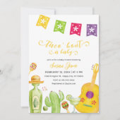 Invitation Baby shower de chaux Fiesta Taco Bout Cactus (Devant)