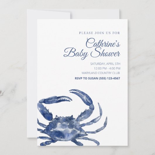 Invitation Baby shower de chellabration (Devant)