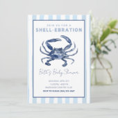 Invitation Baby shower de chellabration (Debout devant)