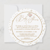 Invitation Baby shower de Cheval-Roche (Dos)
