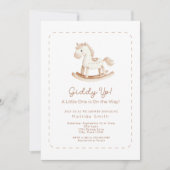 Invitation Baby shower de Cheval-Roche (Devant)