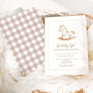 Invitation Baby shower de Cheval-Roche