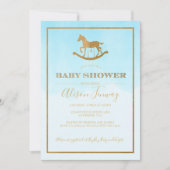 Invitation Baby shower de Cheval-Roche (Devant)