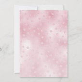 Invitation Baby shower de Cheval Rosé (Dos)