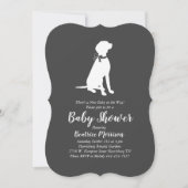 Invitation Baby shower de Chien de Vizsla Neutralité hommes-f (Devant)