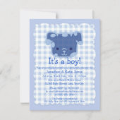 Invitation Baby shower de chiot (Devant)