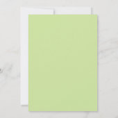 Invitation Baby shower de Chouette rose (Dos)
