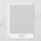 Invitation Baby shower de Chouettes adorables (Dos)