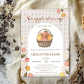 Invitation Baby shower de chute de la pomme de notre oeil