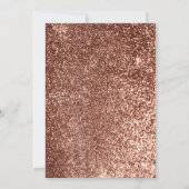 Invitation Baby shower de chute des Citrouilles d'or blanc et (Dos)